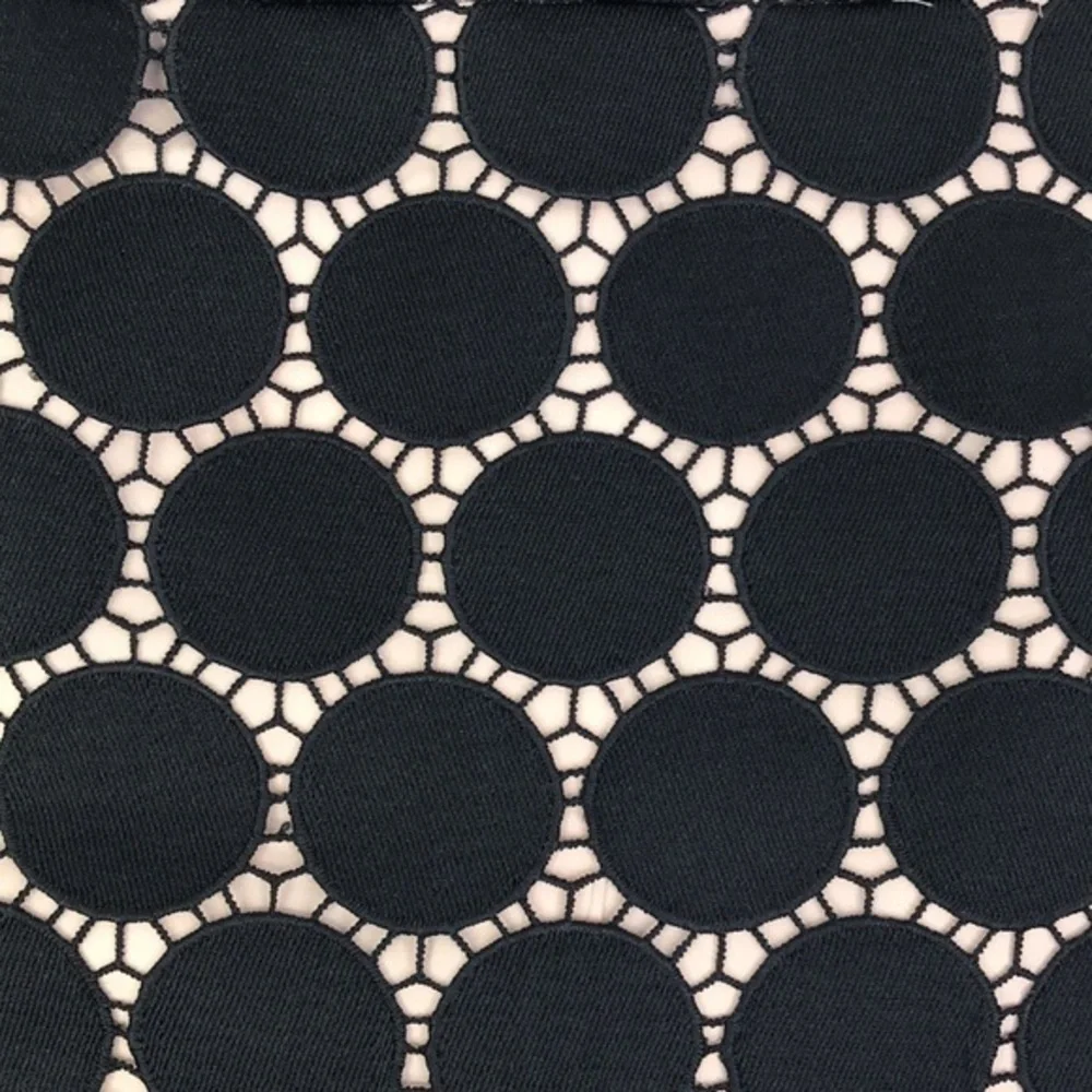 KATE SPADE Navy Pink Lace Pencil Skirt sz 0 - Picture 6 of 10